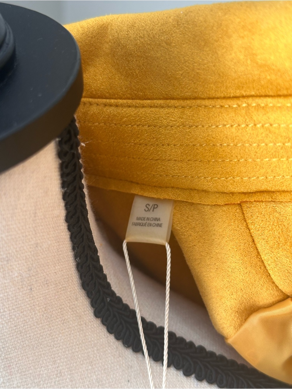 NWT Elie Tahari Mustard Trench Trendy City Pea Coat - Picture 6 of 11